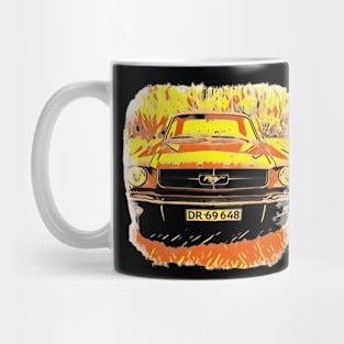 Mustang car art design Mug